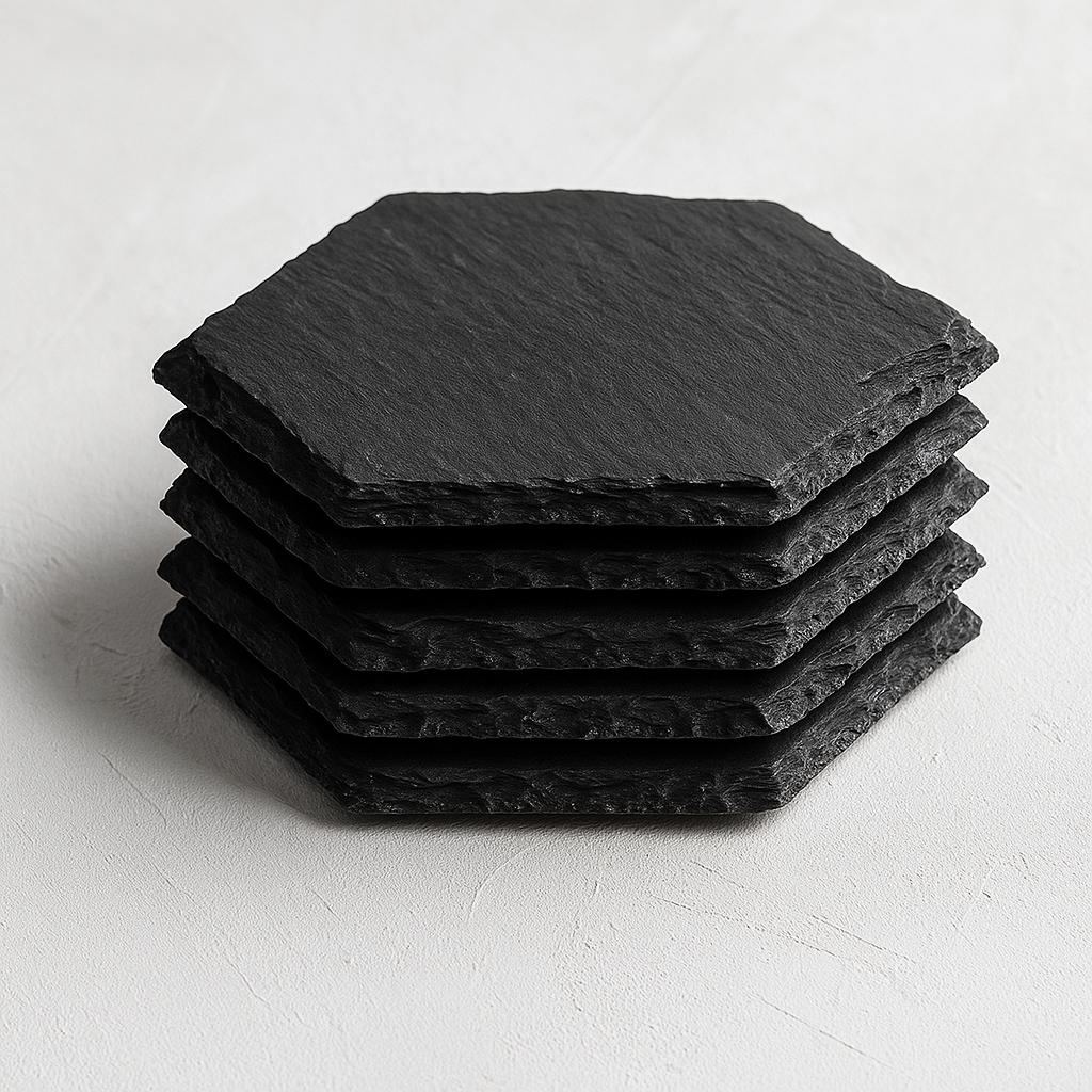SLATE CANDLE COASTERS