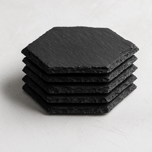 SLATE CANDLE COASTERS