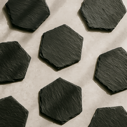 SLATE CANDLE COASTERS